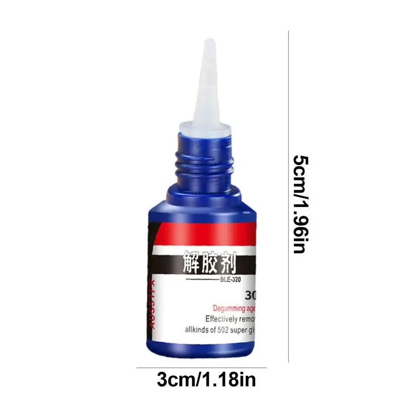 20g Nagellijm Remover Lijm Superlijmreiniger Multifunctioneel Superlijm Sneldrogende ingrediënten Mild Sterke lijmverwijdering