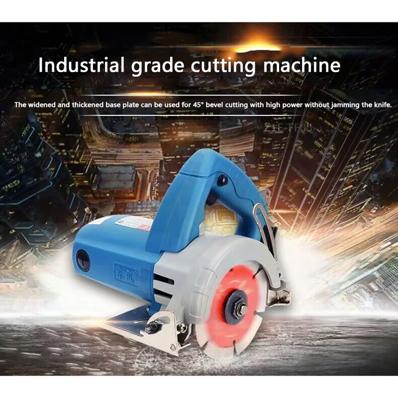 Bevel Cutting 1200W Marble Cutter Ceramic Tile Cutting Machine Tile Saw Power Tile Masonry Saw