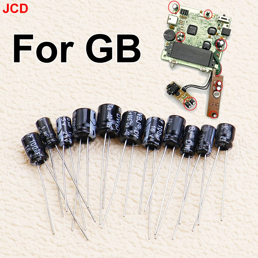 JCD 1set High Quality For Gameboy Classic GB DMG Motherboard Capacitor Electric Capacity Inductance Repair Replacement