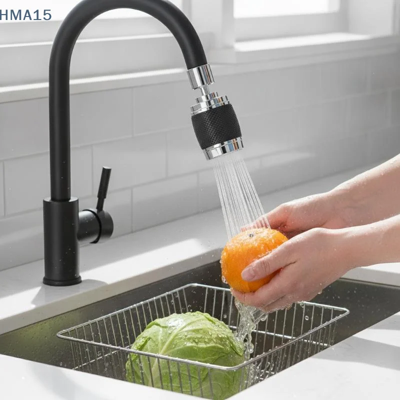【YA】360° Rotating Faucet Filter Sprayer 3 Spray Modes Splash Proof Water Saving Universal Adapter for Home Kitchen Sink 1PC