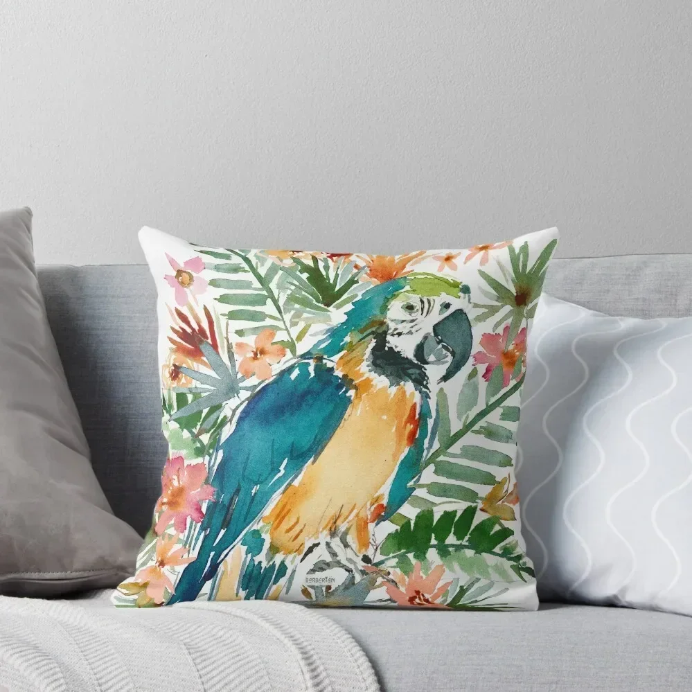 MURDOCH THE BLUE AND GOLD MACAW Throw Pillow Pillowcases For Pillows Throw Pillow Embroidered Cushion Cover pillow