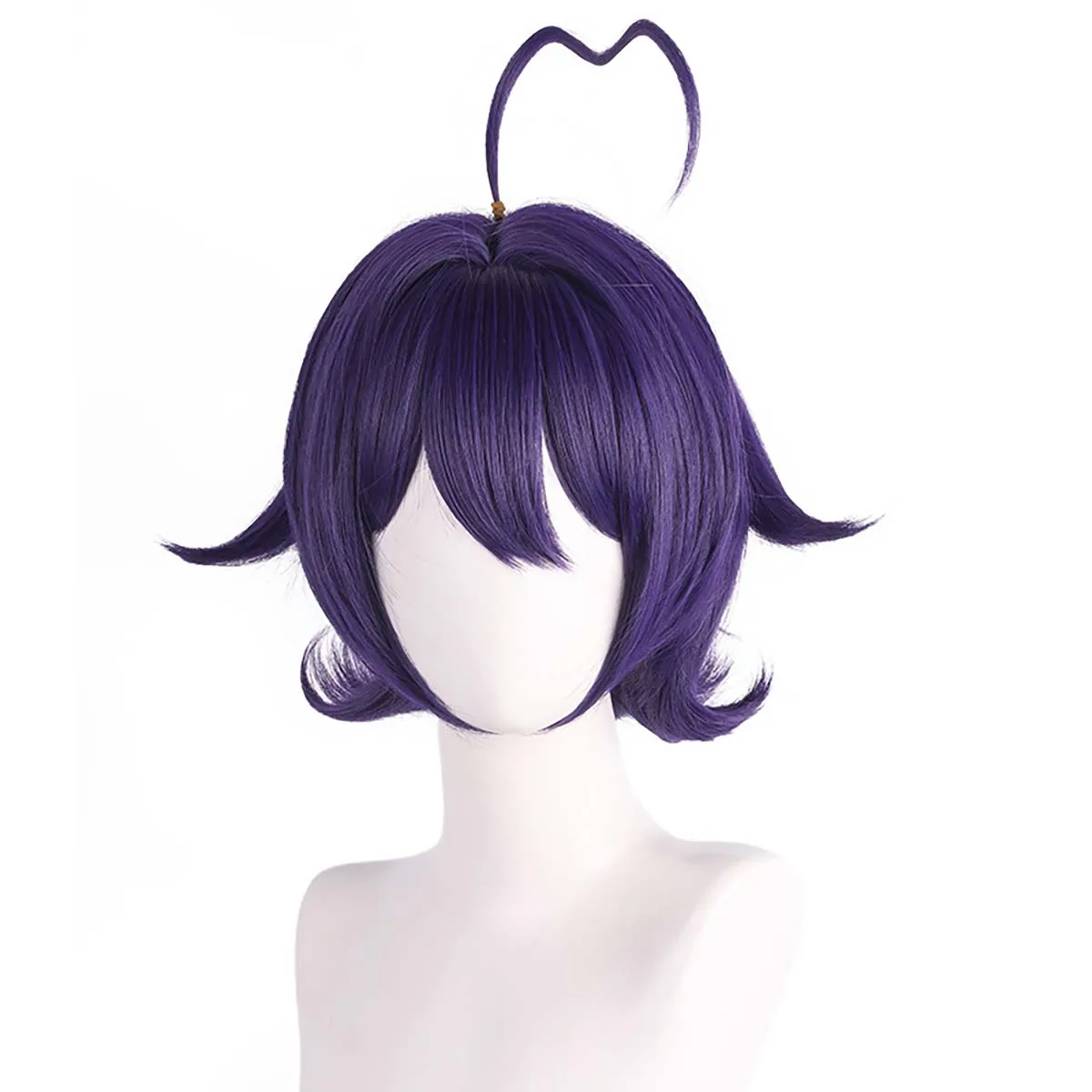 Anime Cosplay Gushing Over Magical Girls Hiiragi Utena Purple Short Hair Wig