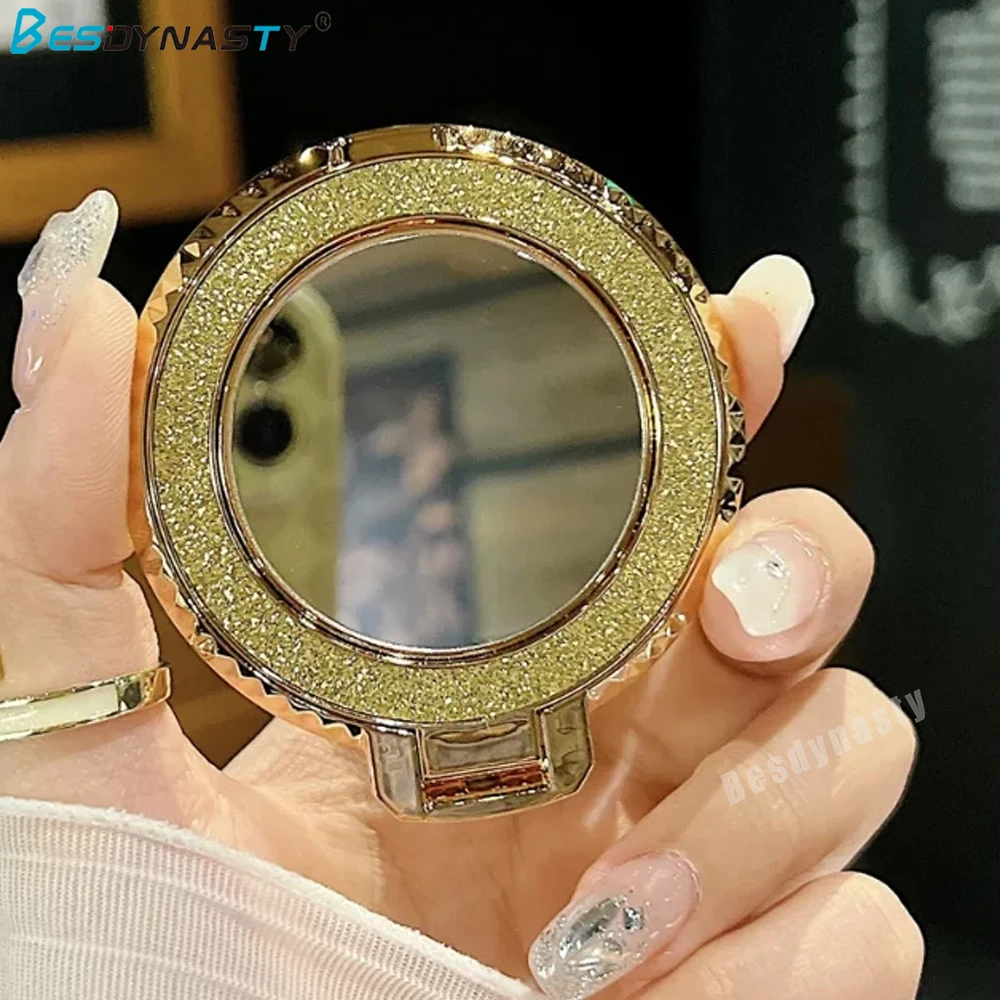 

Роскошный блестящий зеркальный магнитный стикер вращающийся держатель телефона для Iphone 16 15 14 12 11 13 Promax для Samsung Xiaomi Huawei OPPO