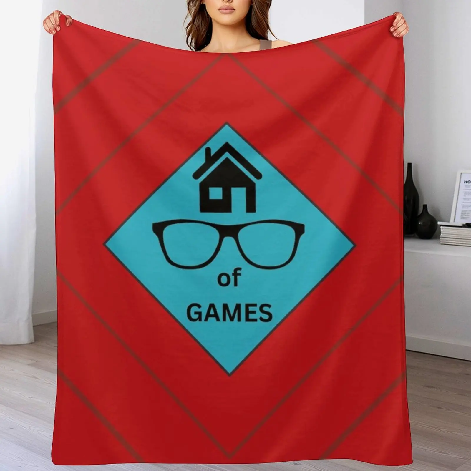 

House of Games Throw Blanket Warm Flannel Blanket for Couch Chair Bedroom