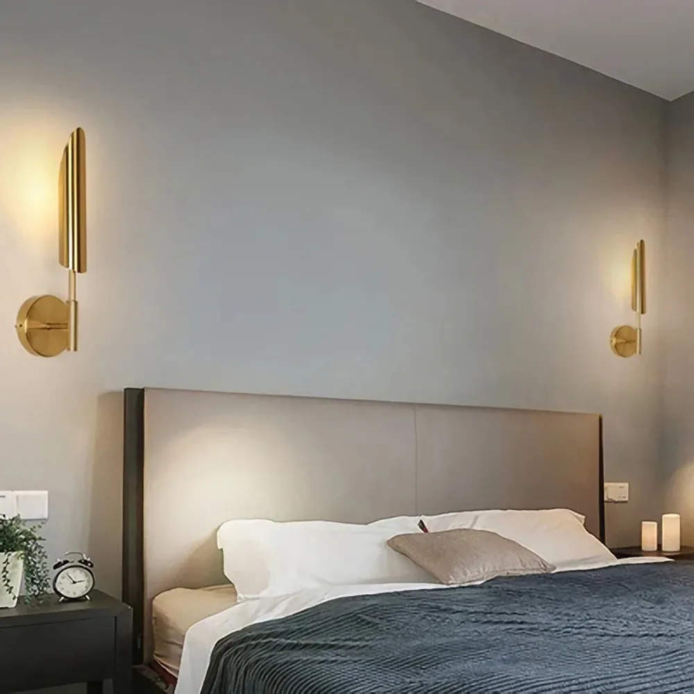 Lámparas de pared Led de diseño nórdico, luces en el espejo, aplique de pared para sala de estar, escaleras, Loft, mesa de noche, decoración del hogar, iluminación interior