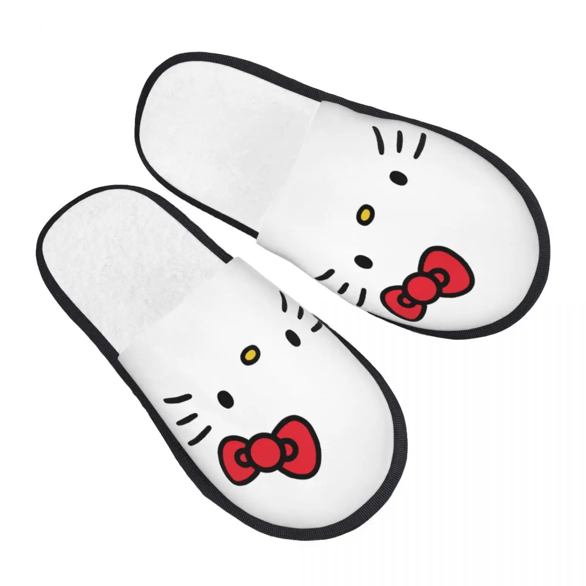 Hello Kitty Sanrio Winter Cotton Home Slippers Living Room Soft Memory Foam Slippers Anti Slip