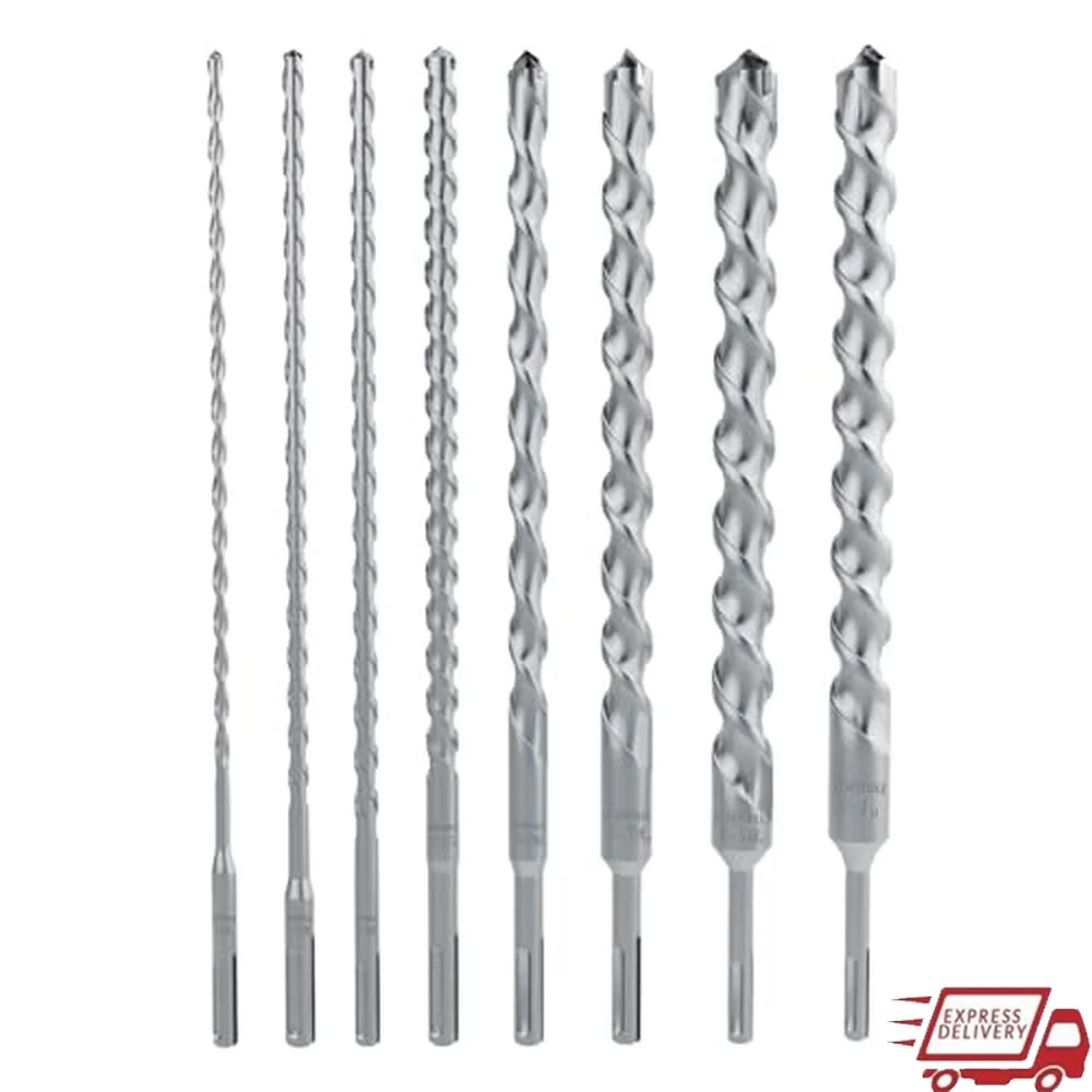 8Pcs SDS Plus Carbide Tipped Drill Bits Set 12