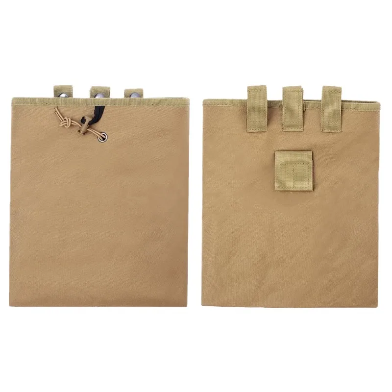 MOLLE Dump Pouch Hunting Mag Recovery Bag Drawstring Magazine Recycling Storage Pack Hunting Gear Holde