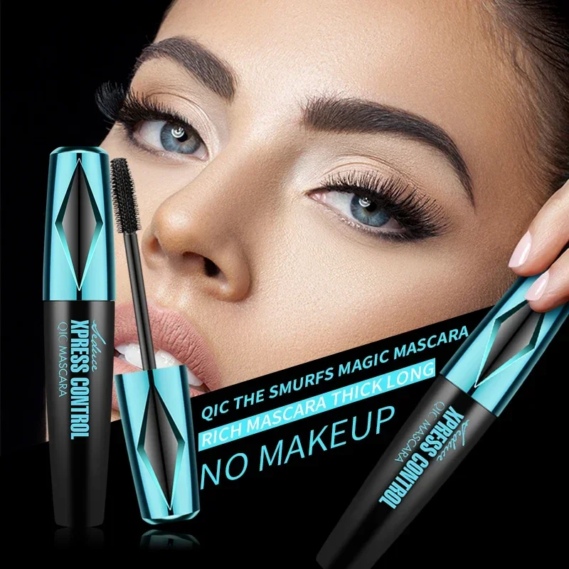 4D-Mascara für Wimpernverlängerung, schwarze Verlängerung, Make-up, Wimpern, Seidenfaser-Lash-Mascara, wasserfest, kosmetisch, Byd