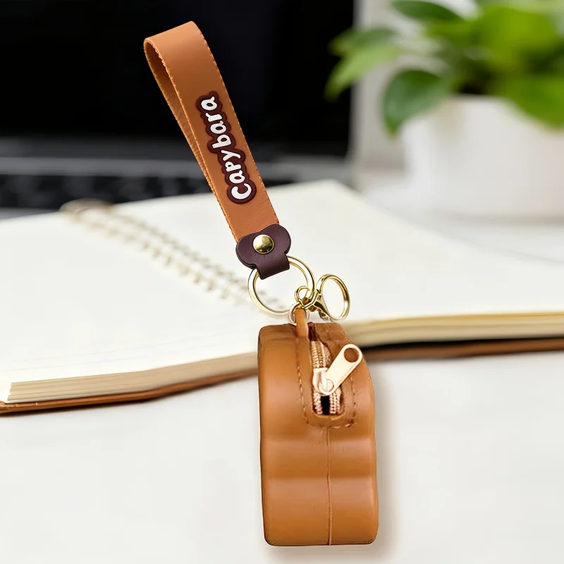 Kangaroo Zero Wallet Keychain Silicone Earphone Storage Bag