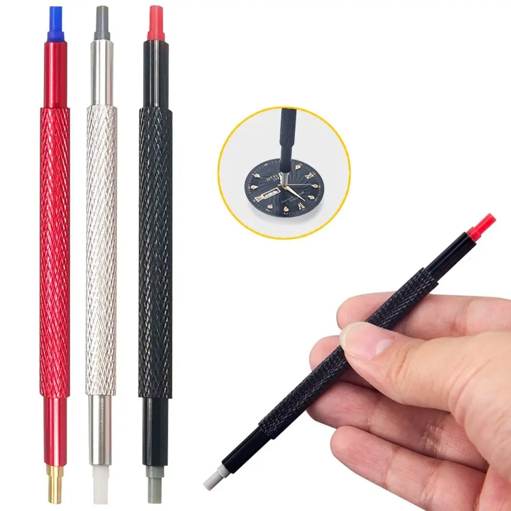 Fitting Set Watch Hand Pressers Stainless Steel Hand Tool Wristwatch Repair Tool Double Head Pressure Watch Needle Set