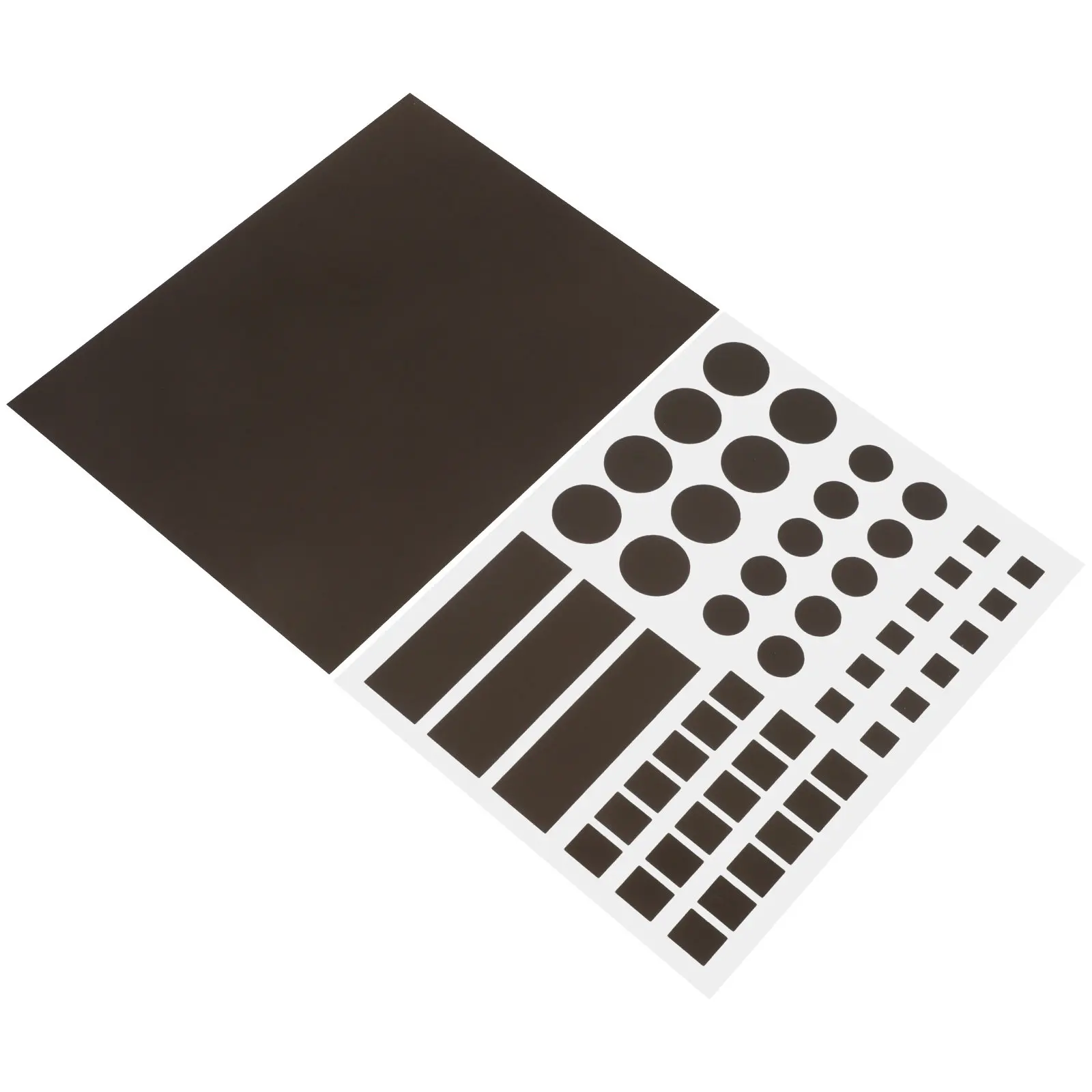 2Pcs LED Light Blocking Stickers High Efficiency Dimming Blackout Sheets for Home Appliances Routers Electronics