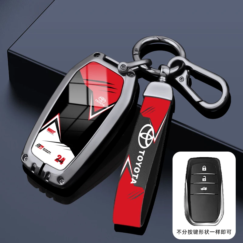 Чехол для автомобильного ключа, чехол для Toyota Tacoma Fortuner Corolla Venza Grand Highlander RAV4 XSE Prime чехол 2023 2024