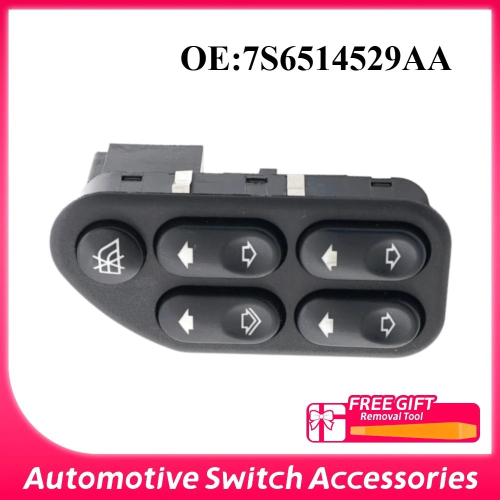7S6514529AA Power Window Switch for Ford Ranger Fiesta Ecosport 2004 2005 2006 2007 2008 2S6514529CB 4L55-14529-AA view 2