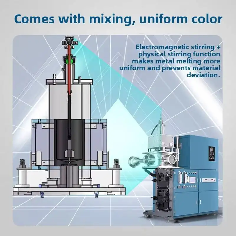 

Vacuum Small Bottom Pull Equipment Precious Metal Bar Tube Plate Casting Machine