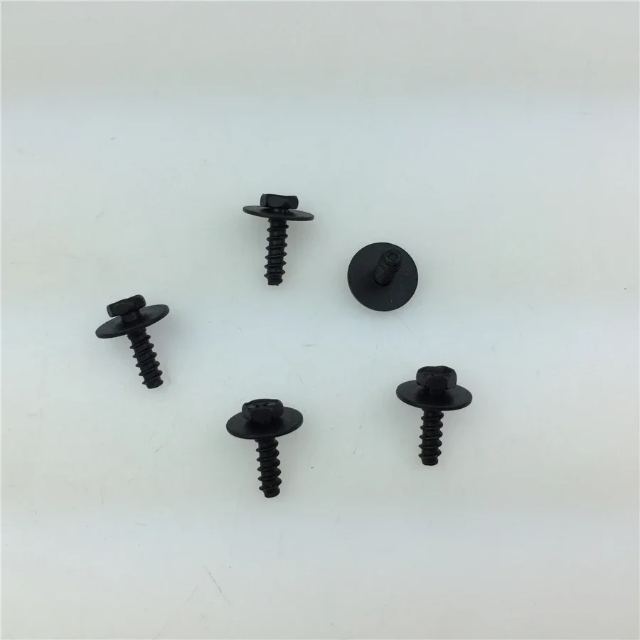 Auto Parts 3 Series Undercover Screws Hexagon Band Cross Straps Pad Gasket Dough Coat 4.8MM Length 16MM