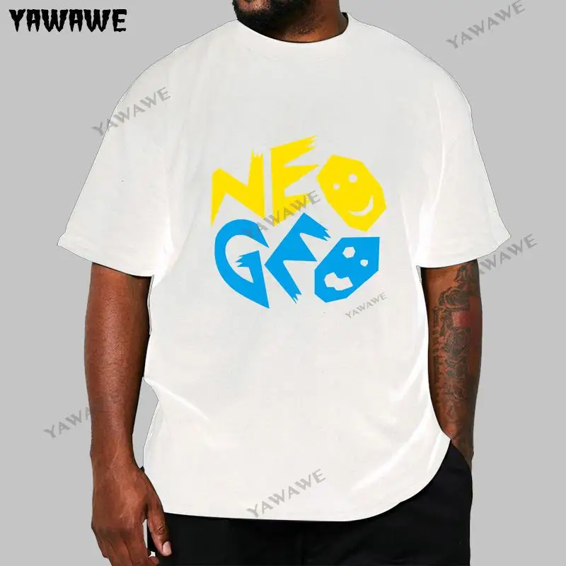 Neo Geo SNK Retro Video Game Console Inspired Male funny print T Shirt Men  Short Sleeve Brand unisex tee-shirt