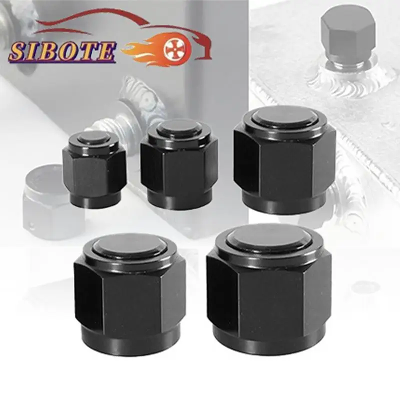 Plug Nut Adapter Flare Fitting Adapter Aluminum Alloy Oil Pipe Nut Adapter Automotive Car Accessories Block Off Modification