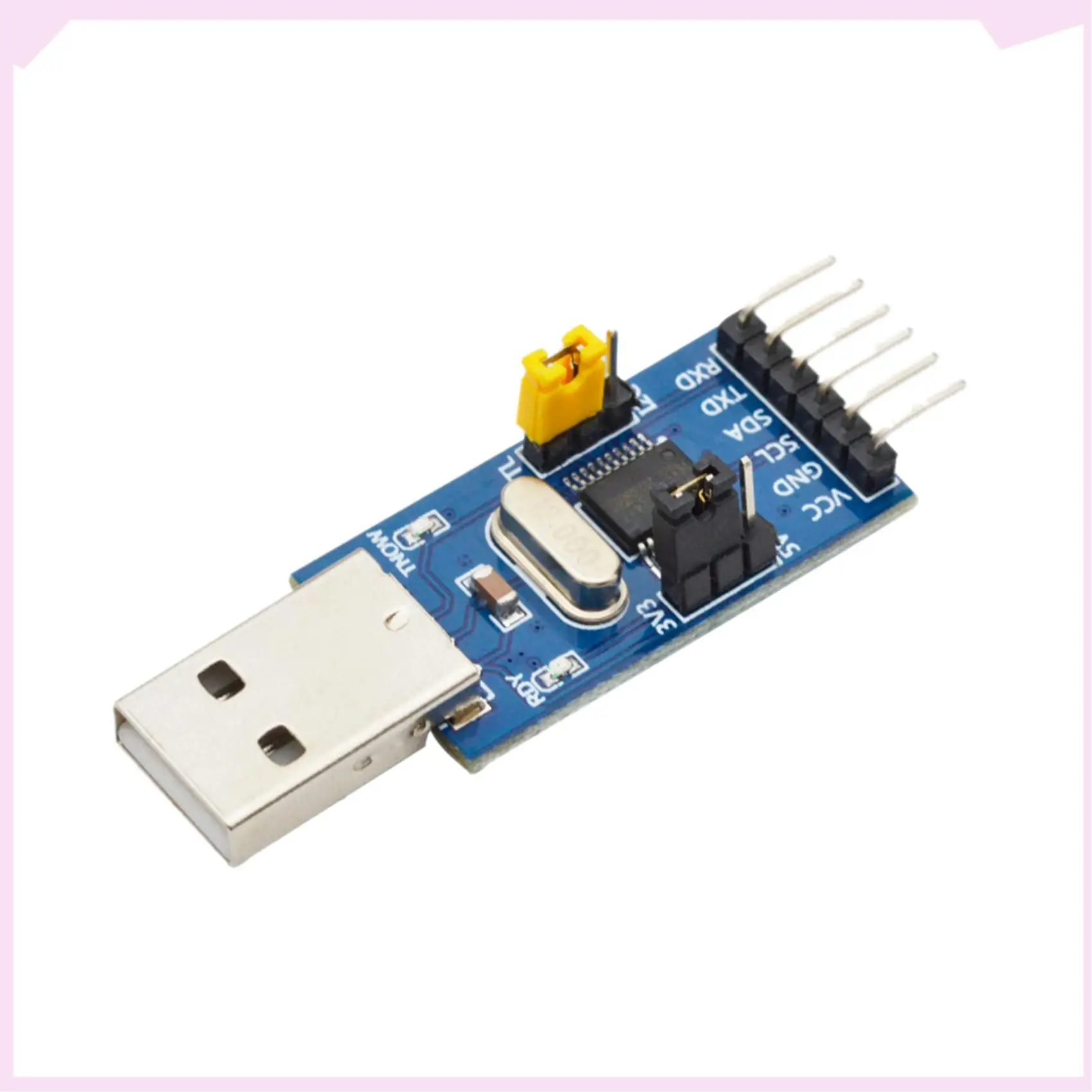 B24B 2X CH341T Two-In-One Module USB To I2C IIC UART USB To TTL Single-Chip Serial Port Downloader