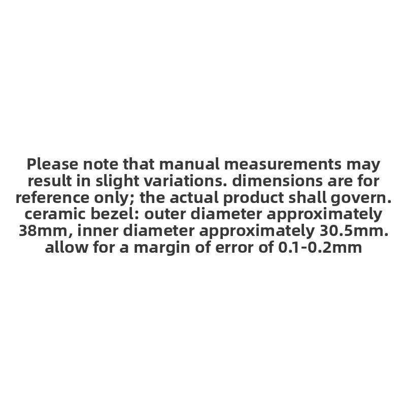 إكسسوارات الساعة حلقة GMT بلونين، مناسبة لقطر حلقة السيراميك الرقمية من سلسلة Greenwich 38 مم #5