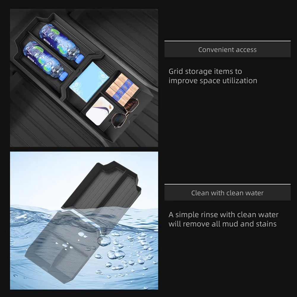 

A70R-Lower Center Console Organizer Tray for Cybertruck 2024 Car Storage Box Interior Accessories