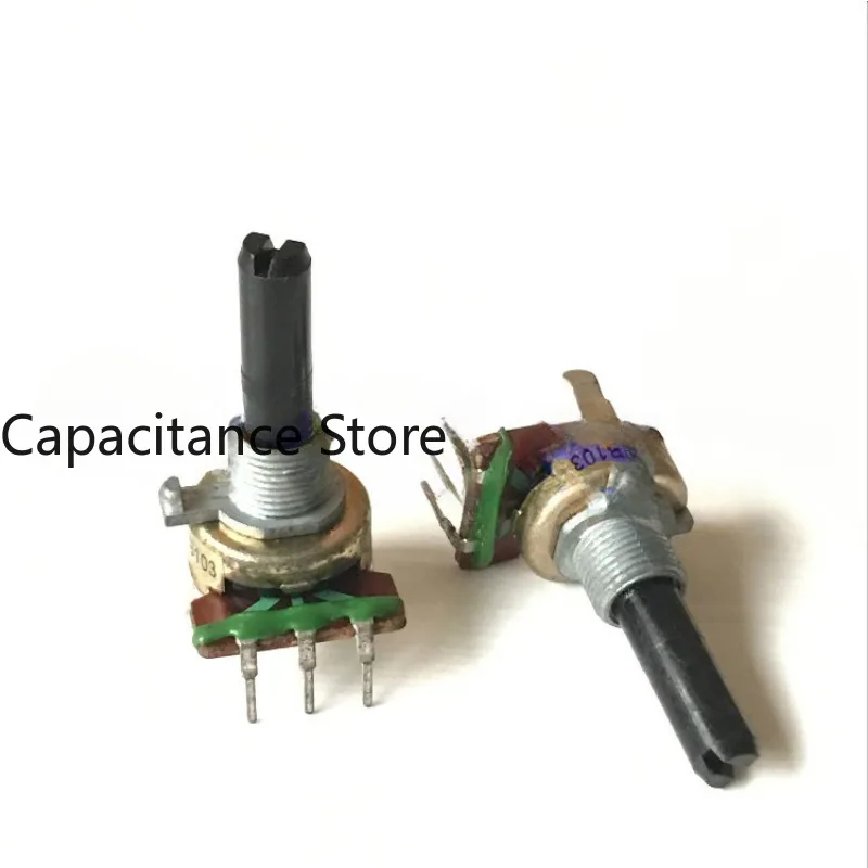 

5PCS 161 type rotary potentiometer single link B10K/B103 power amplifier receiver speaker volume