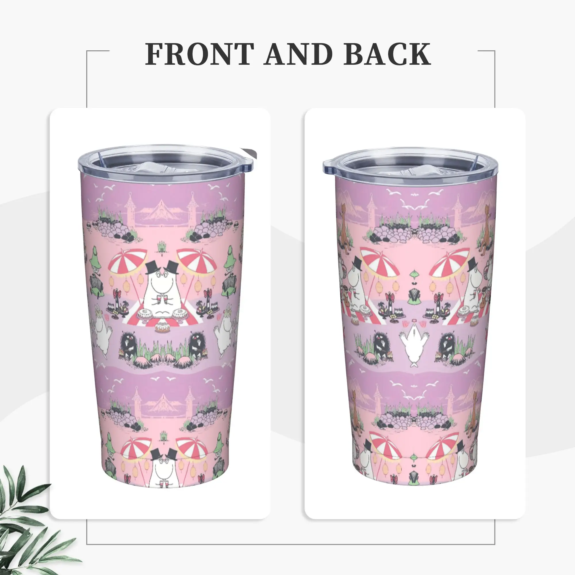 

Stainless Steel Tumbler Like-M-Moomins Mugs Cup With Straws Driving Hot Drinks Water Bottle Leakproof Large Thermal Cups