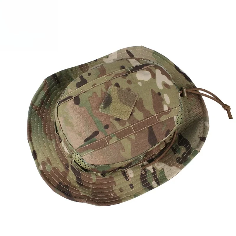 Reengraved Third-generation Men's MC Breathable Outdoor Sunscreen Visor Big Five-leaf Camouflage