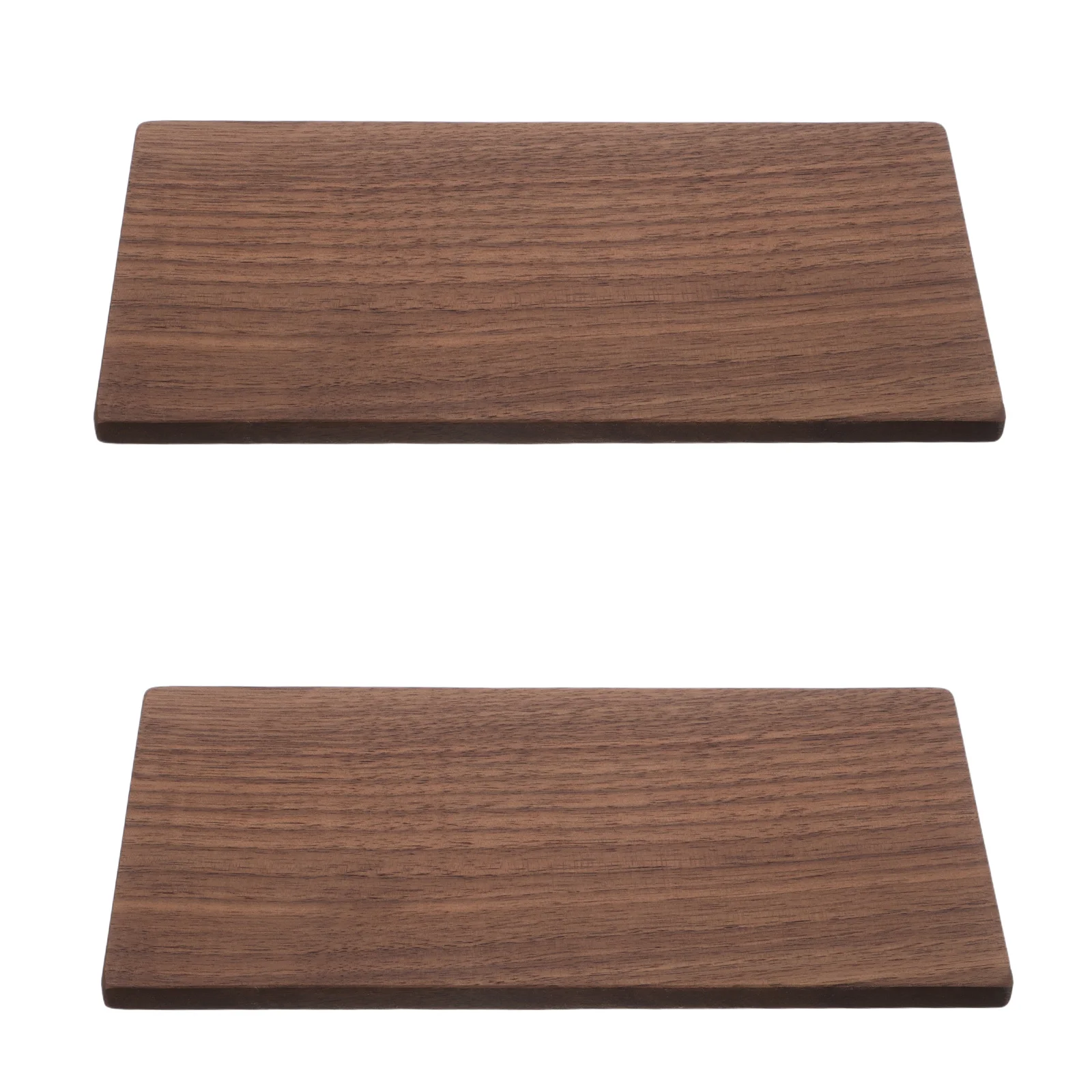 

2Pcs Black Walnut Solid Wood Boards Natural Grain Thick Plywood Sheets for DIY Crafts Cutting Engraving Burning Projects