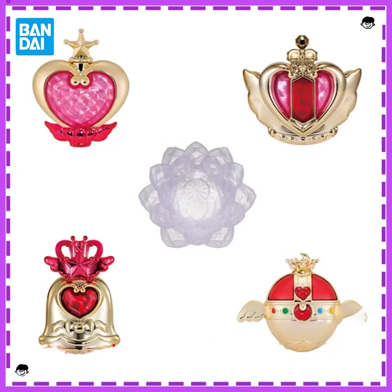 

BANDAI Sailor Moon figure toys Mini shapeshifting stick makeup mirror storage box pendant Mizuno figure Brand new genuine