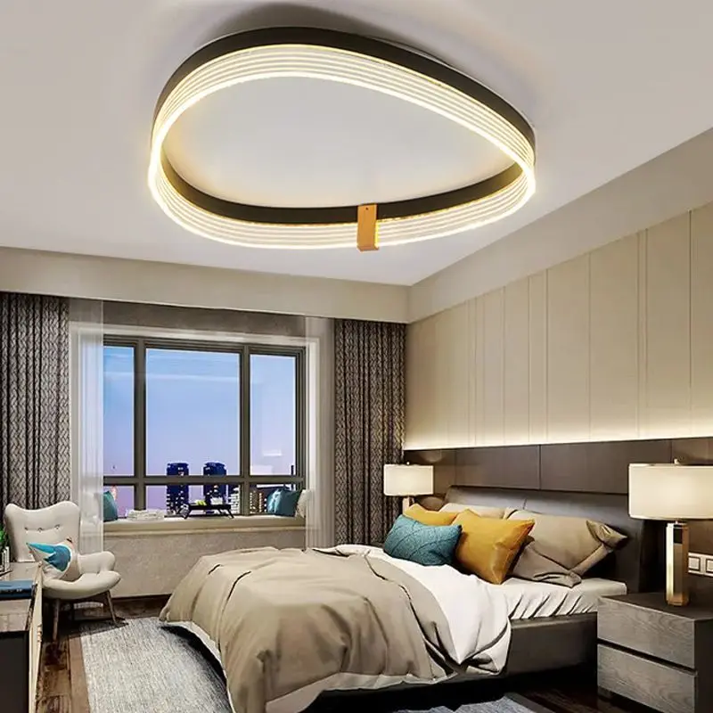 Modern Minimalist Acrylic Round LED Ceiling Light Super Bright Energy Saving Bedroom Study Home Decor Novelty New Indoor