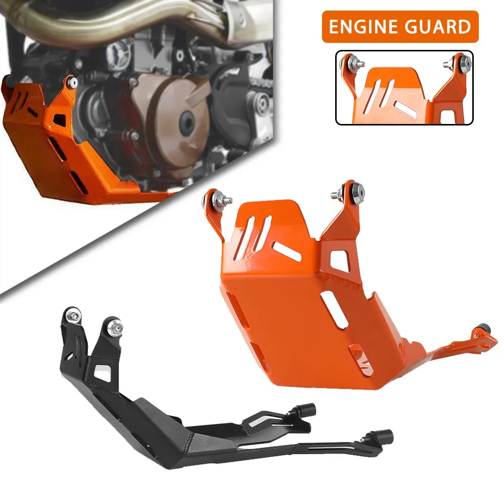New Motorcycle Parts Skid Plate Bash Frame Guard engine Frame Cover Protector For 690SMC R/Enduro R 2008-2020 2021 2022 2023