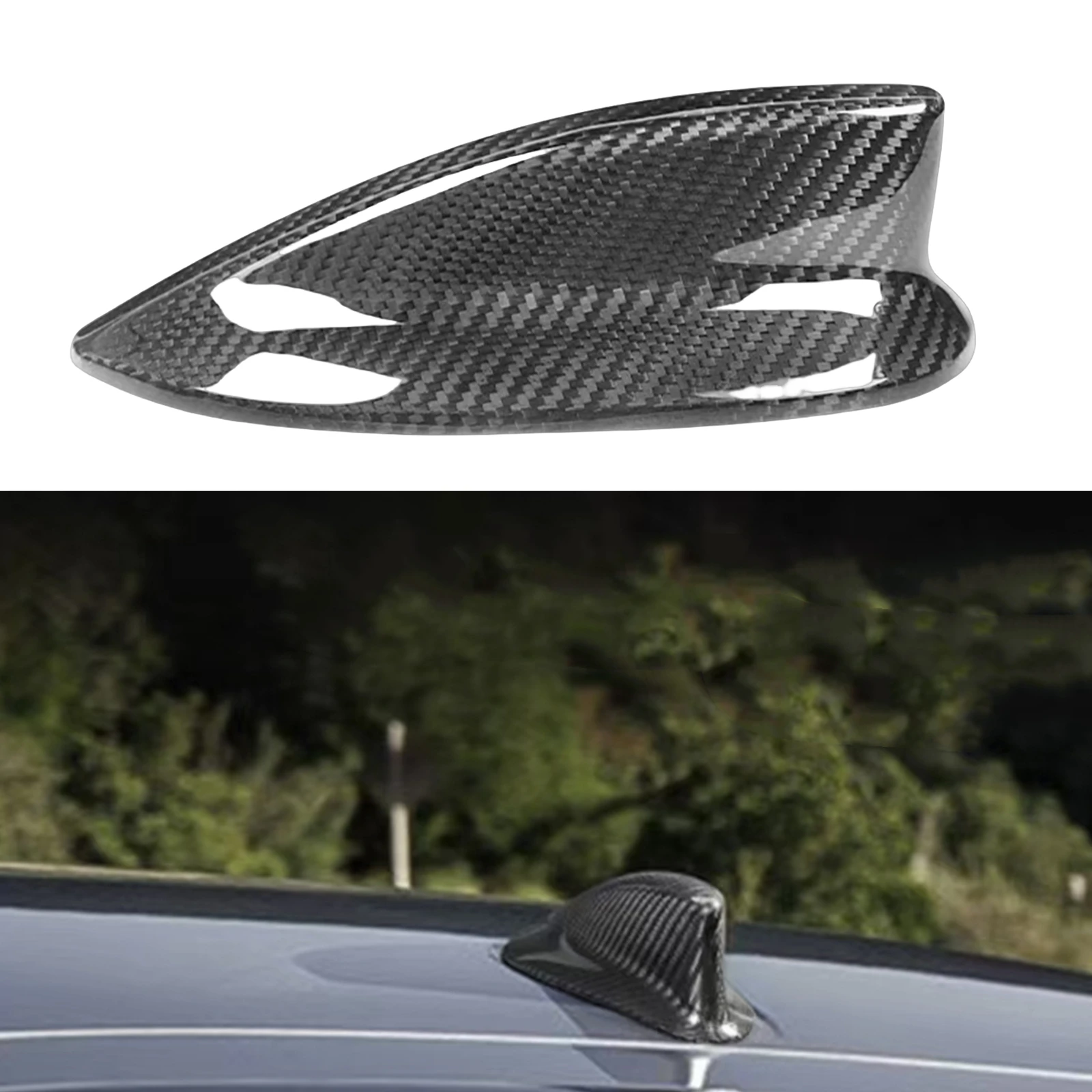 

Roof Shark Fin Antenna Top Aerials Decoration Cover Trim For Acura Integra Type S A-Spec 2023-2025