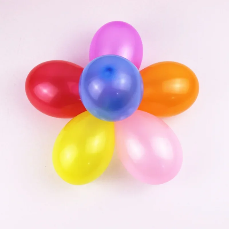 500pcs/lot Small Thickened Latex Air Balloon Water Balloons Toys Multicolor Inflatable Balloon for Summer Party Decoration