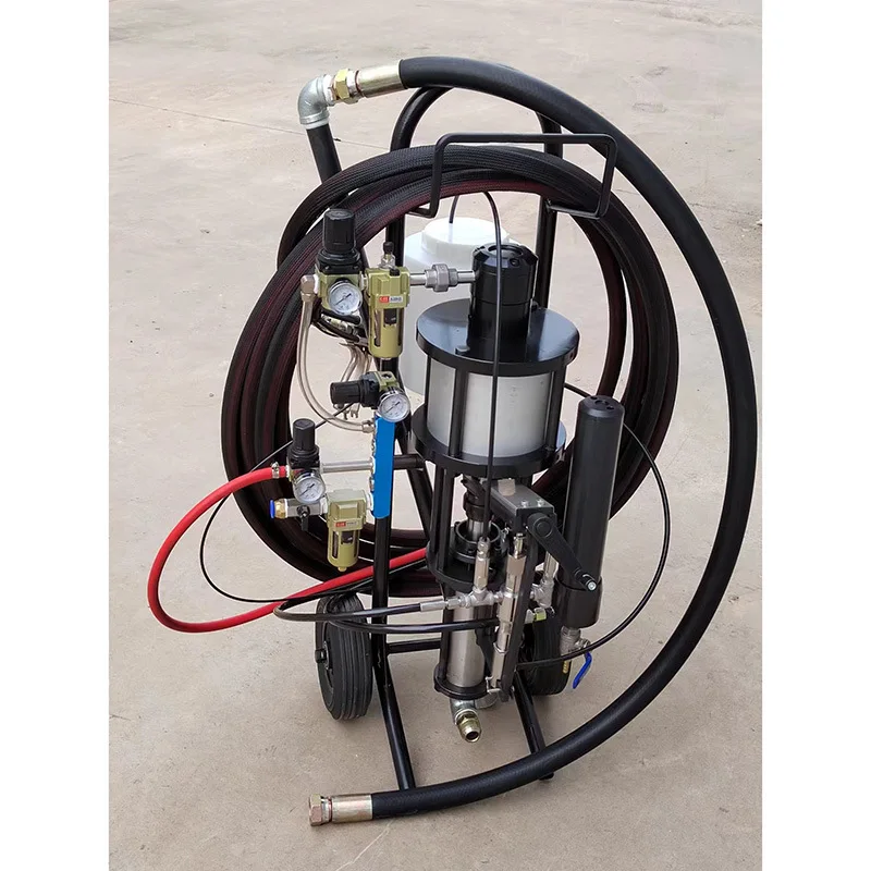 FRP truck-mounted spraying machine, epoxy resin spray gun gel coat chopped fiber two-component spraying machine