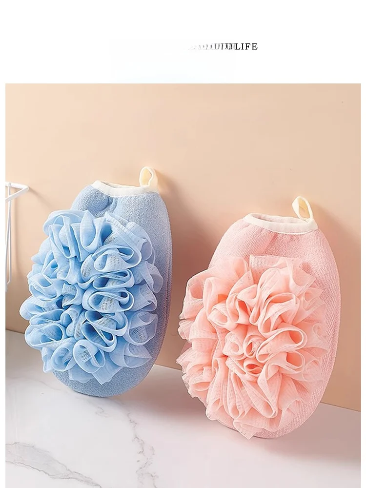 

Tlife Joyous Two-In-One Bath Towel Ba Scrubbing Home Bath Gloves Body Care Tool Personal Hygiene Cleaning Tool for Everyone