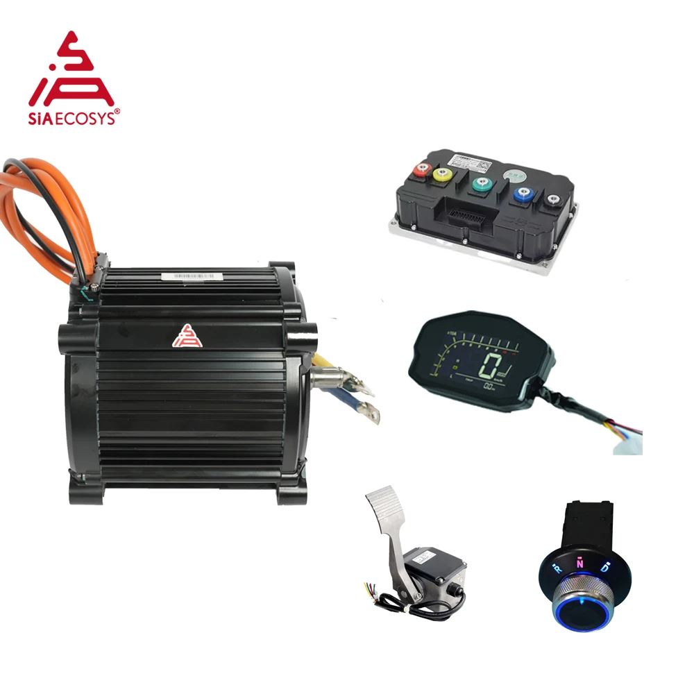 QSMOTOR QS180 8000W mid Drive Motor Conversion Kit 72V High Torque EV Electric Motorcycle with Fardriver ND721200B Controller