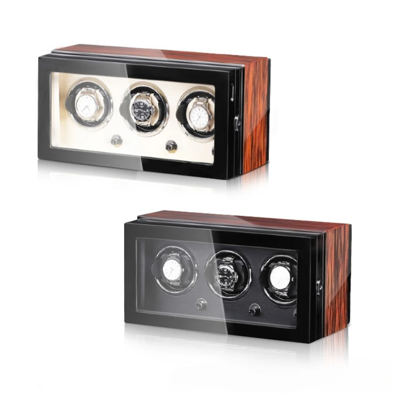 Automatic Watches Winder Wooden Wrist Mechanical Watch Winding Box Luxury Display Watch Organizer Winders Watches Storage Case