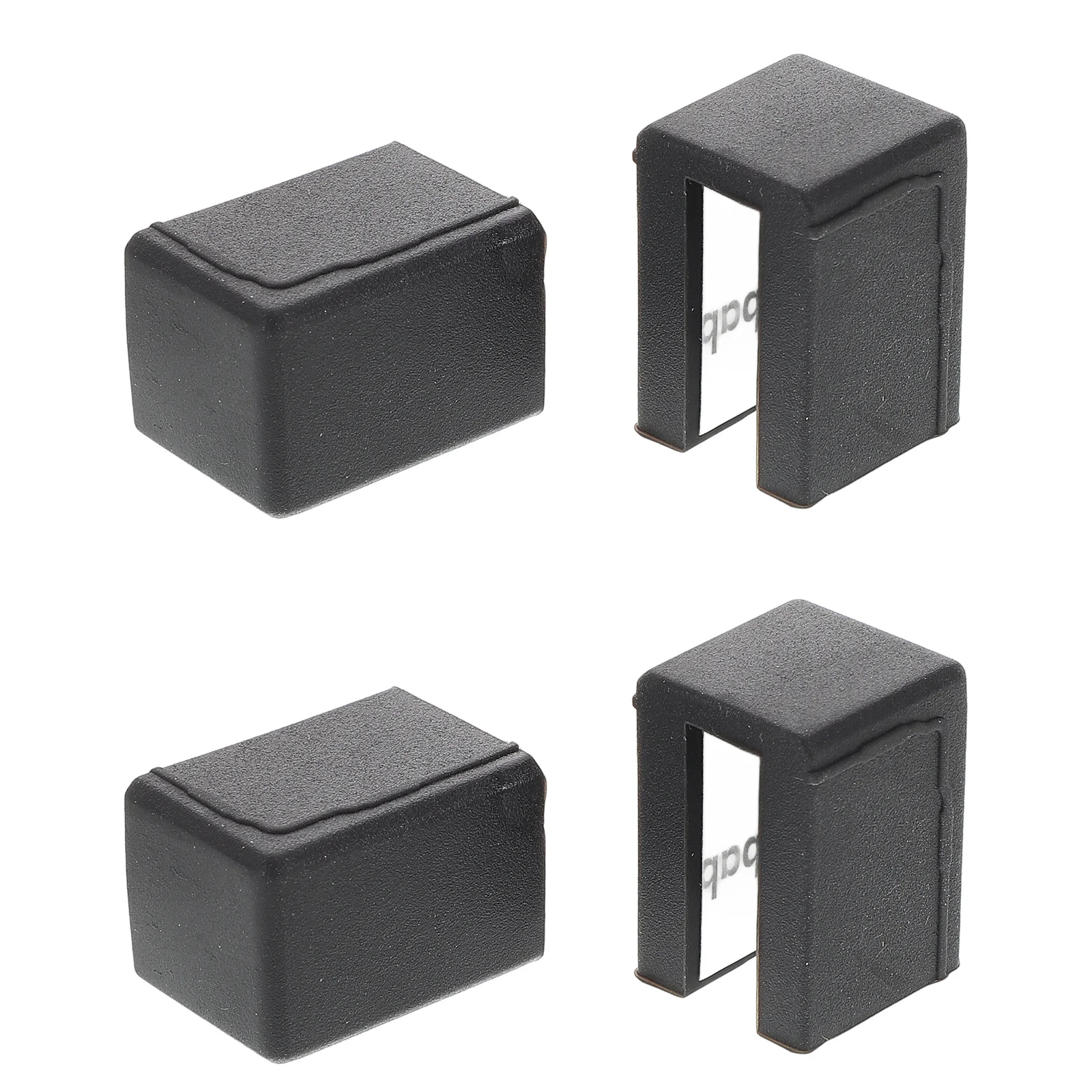 4 قطع من واقيات الزوايا المصنوعة من السيليكون الشفاف، خزائن مقاومة للأطفال، على شكل أدراج، واقيات أمان مقاومة للأطفال، تأثير شفاف