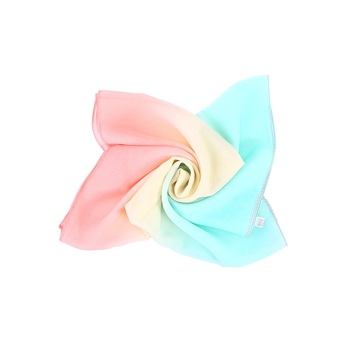 

Elegant Women'S Chiffon Scarf Gradient Color Lightweight Multi- Accessory Fashion Casual Formal Occasions Sky-Blue Pink