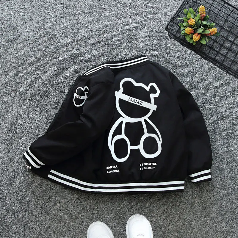 

Children's clothing boys' spring outerwear, children's cool windbreaker 2025 new style fashionable versatile top style trendy