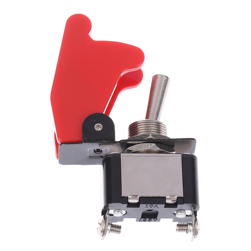 1PC Universal KN3A-101 Toggle Switch With 2 Nuts Rocker Arm 2Pin 2Gear ON-OFF 15A 250V AC Cap Matching 12V, 24V, 48V, 110V, 220V