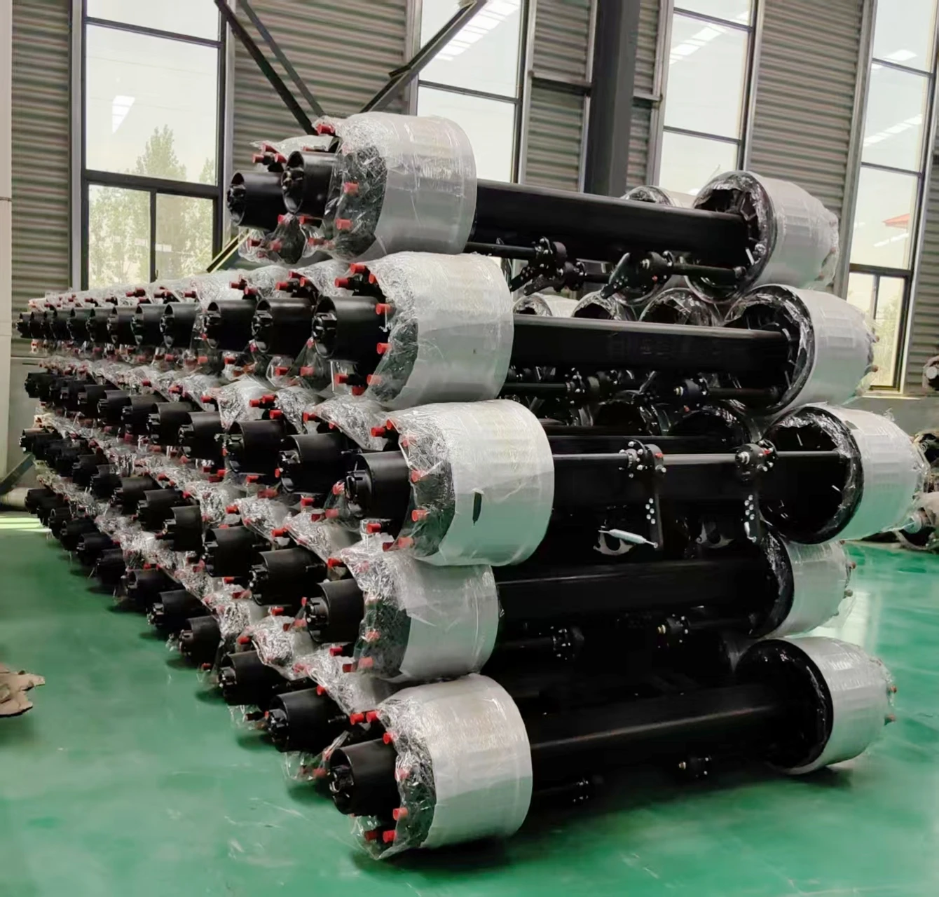 Ejes Deing Remolque German Type Axle 16T Factory Directly Provide Axle Popular German Trailer Axles
