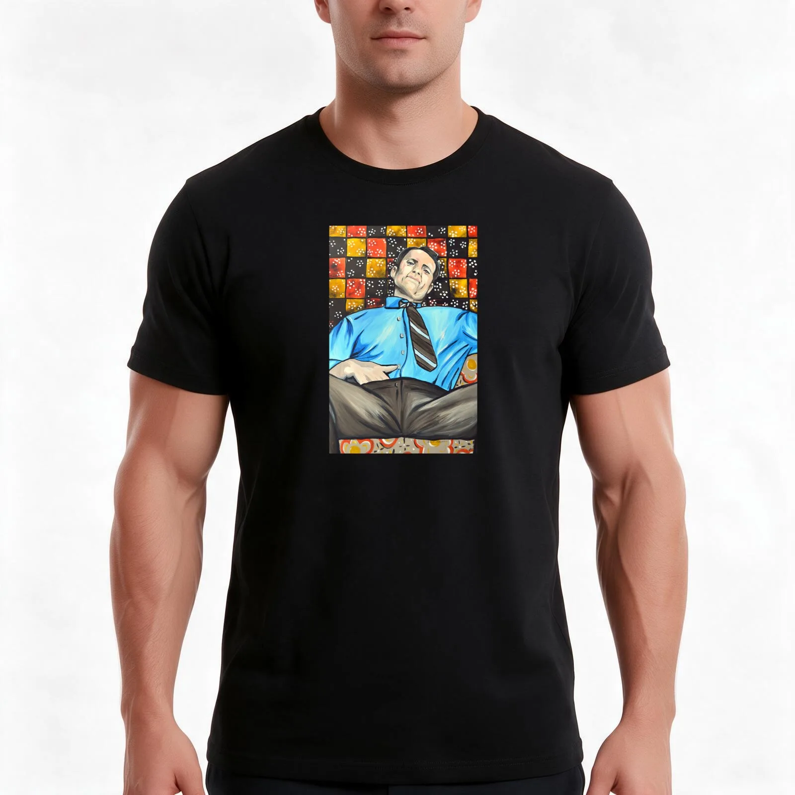 Al Bundy T-Shirt, Summer Casual Cotton Tee, Oversized Streetwear Tops, Vintage Graphic Print, Loose Fit Short Sleeve
