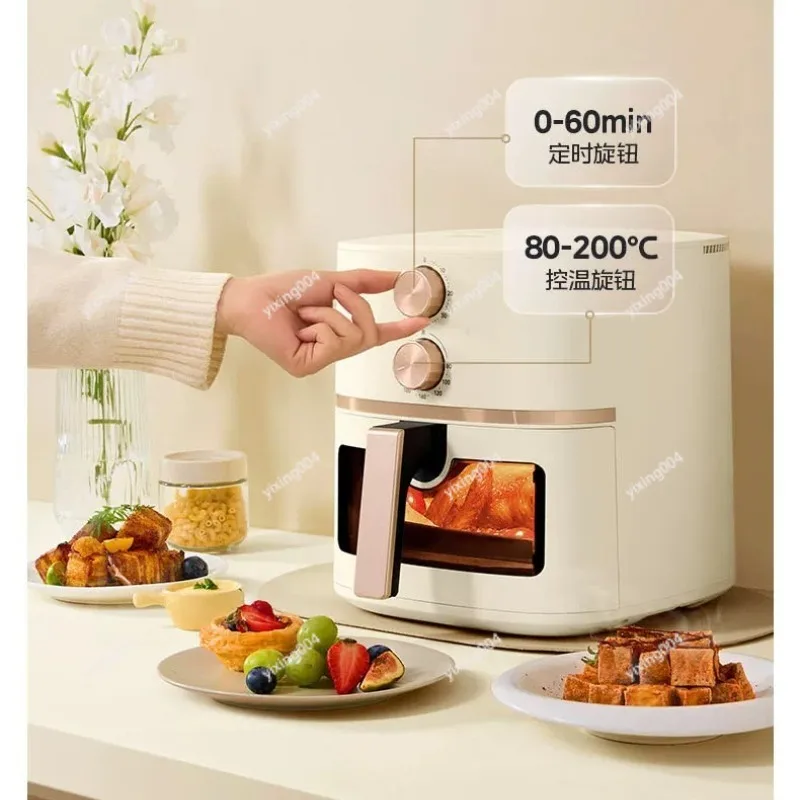 Household Multifunctional Air Fryer, Large Capacity Visible Cooking Oven