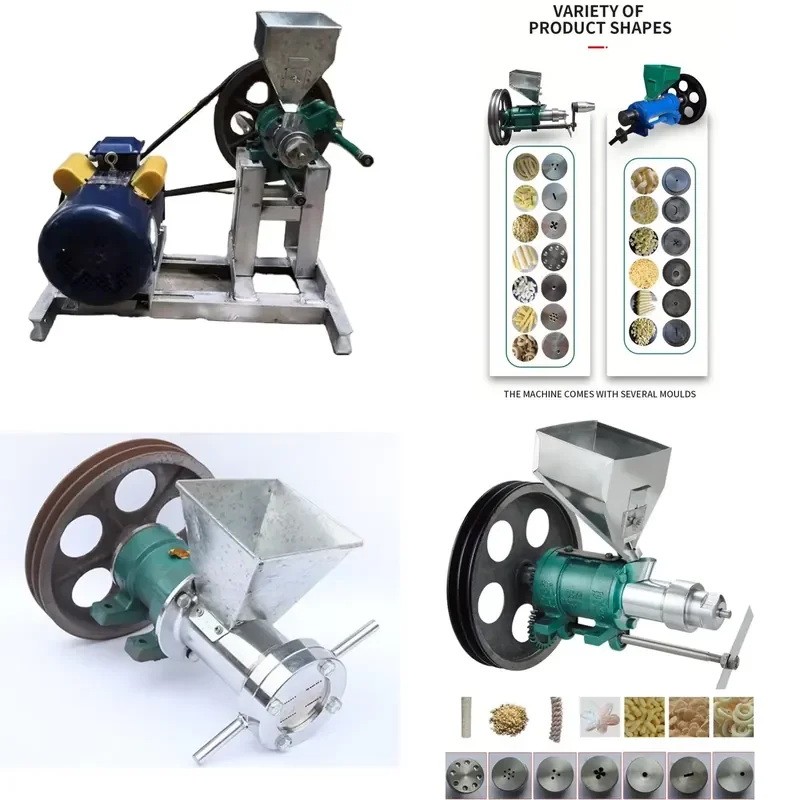 for Small Corn Spiral Expander 304 Stainless Steel Engine Motor Commercial Expanded Wheat Flour Food Maker