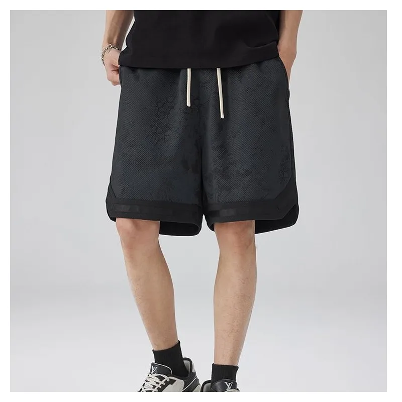 2023 Latest High Street Sports Casual Shorts Men's Summer American Fashion Brand Hip Hop Loose Shorts