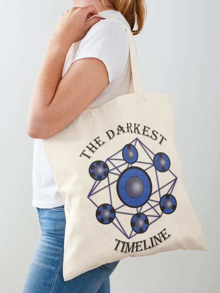 

The Darkest Timeline - Community Tote Big women eco folding Canvas Tote Shopping bags large size bags Tote Bag shopper bag women