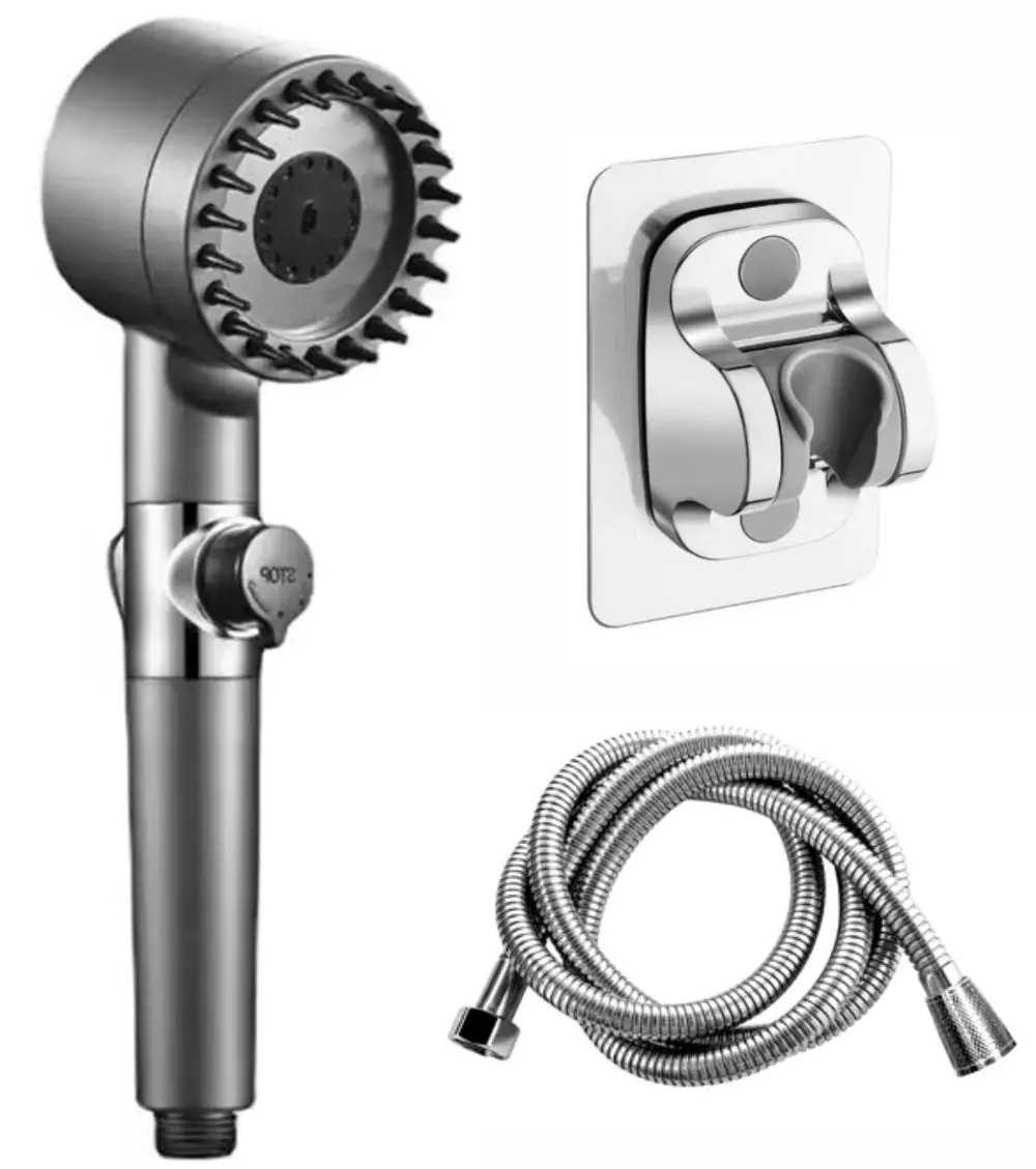 Bathroom Pressurized Filter Shower Package Accessories Shower Nozzle Large Water Output 3 Models Universal Adaptation Save Water