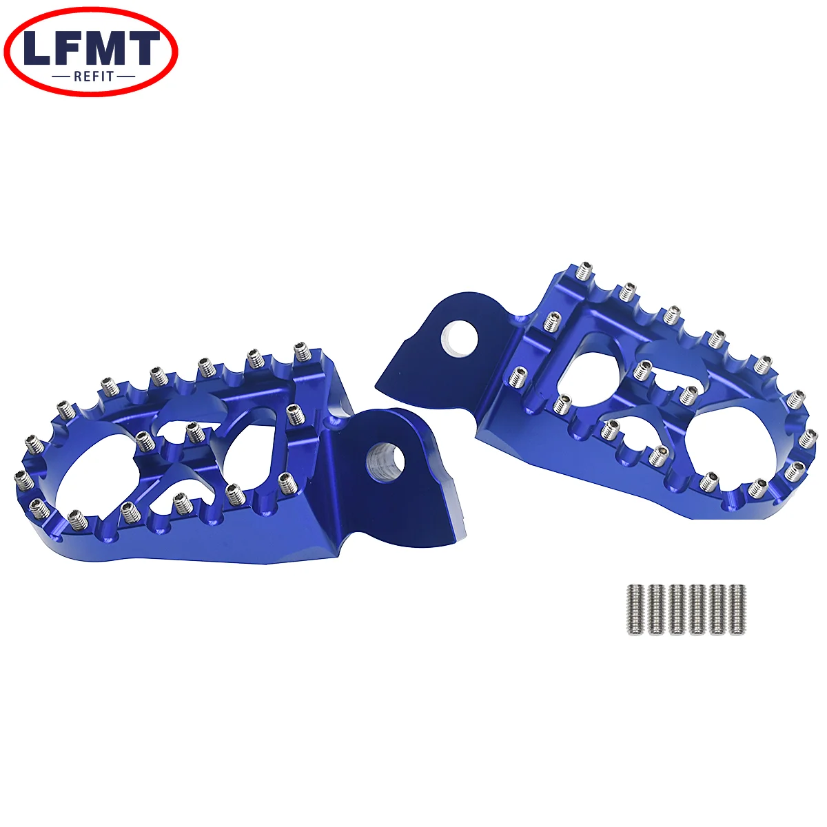 Motorcycle CNC Foot Pegs Footpeg Pedals FootRest For YAMAHA YZ 65 85 125 250 250F 450F 125X 250FX 450FX WR 250F 450F 1997-2023